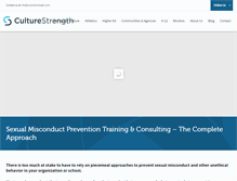 Tablet Screenshot of preventionculture.com